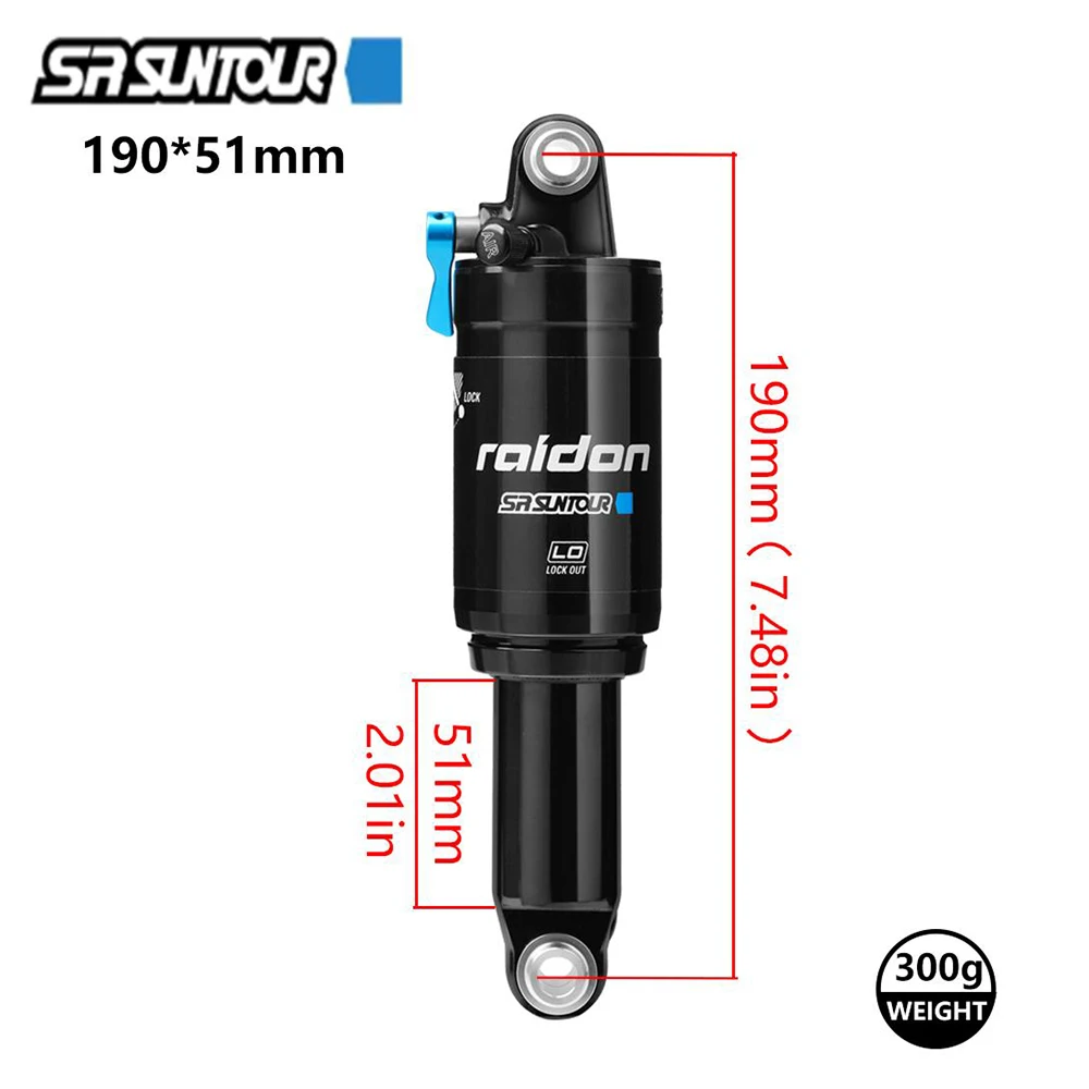 25 新 SR SUNTOUR 自転車リアショック MTB マウンテンバイクエアリア