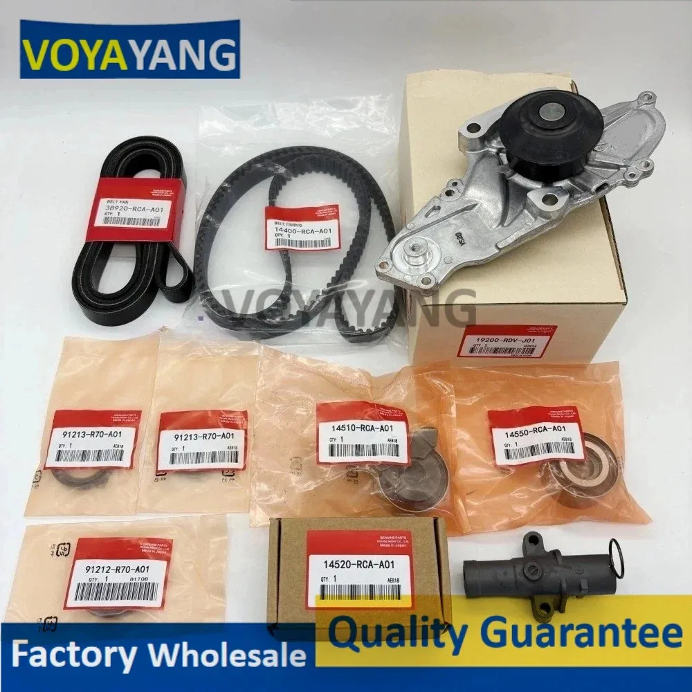 For Honda Accord Odyssey Acura MDX RL TL V6 Timing Belt & Water Pump Kit 14400-RCA-A01 14550-RCA-A01 14510-RCA-A01 19200-RDV-J01