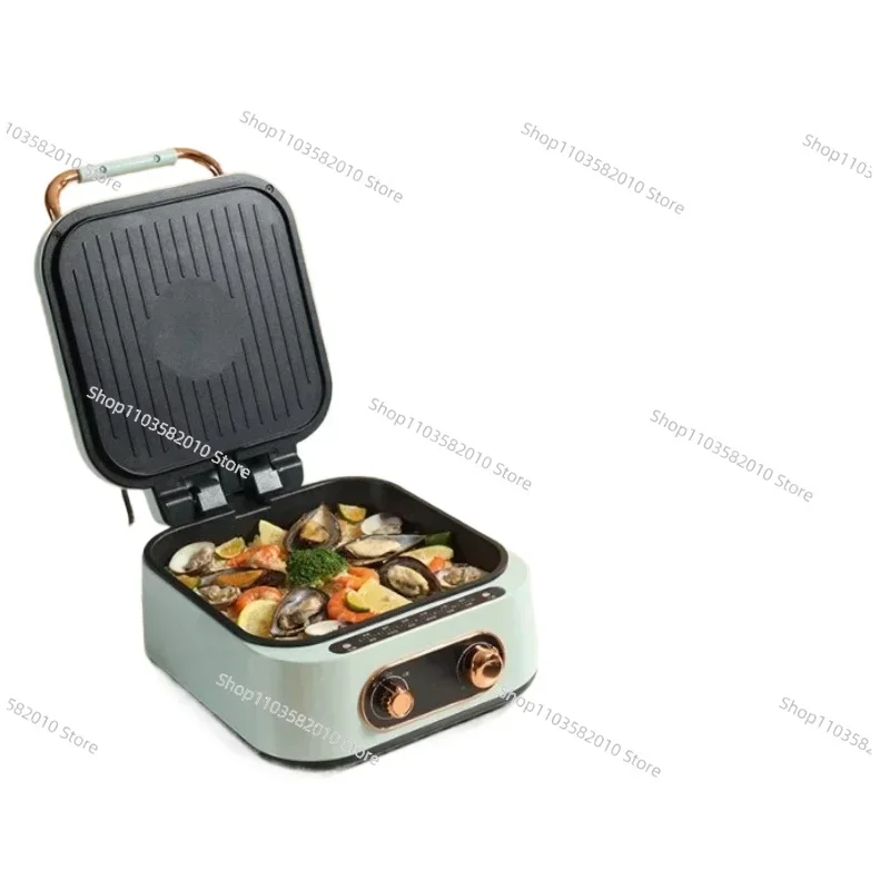 Be suitable for 110V/220V Multifunctional Pancake Maker Double Sided Heating Deep Electric Hot Pot Large Capacitycustomizable