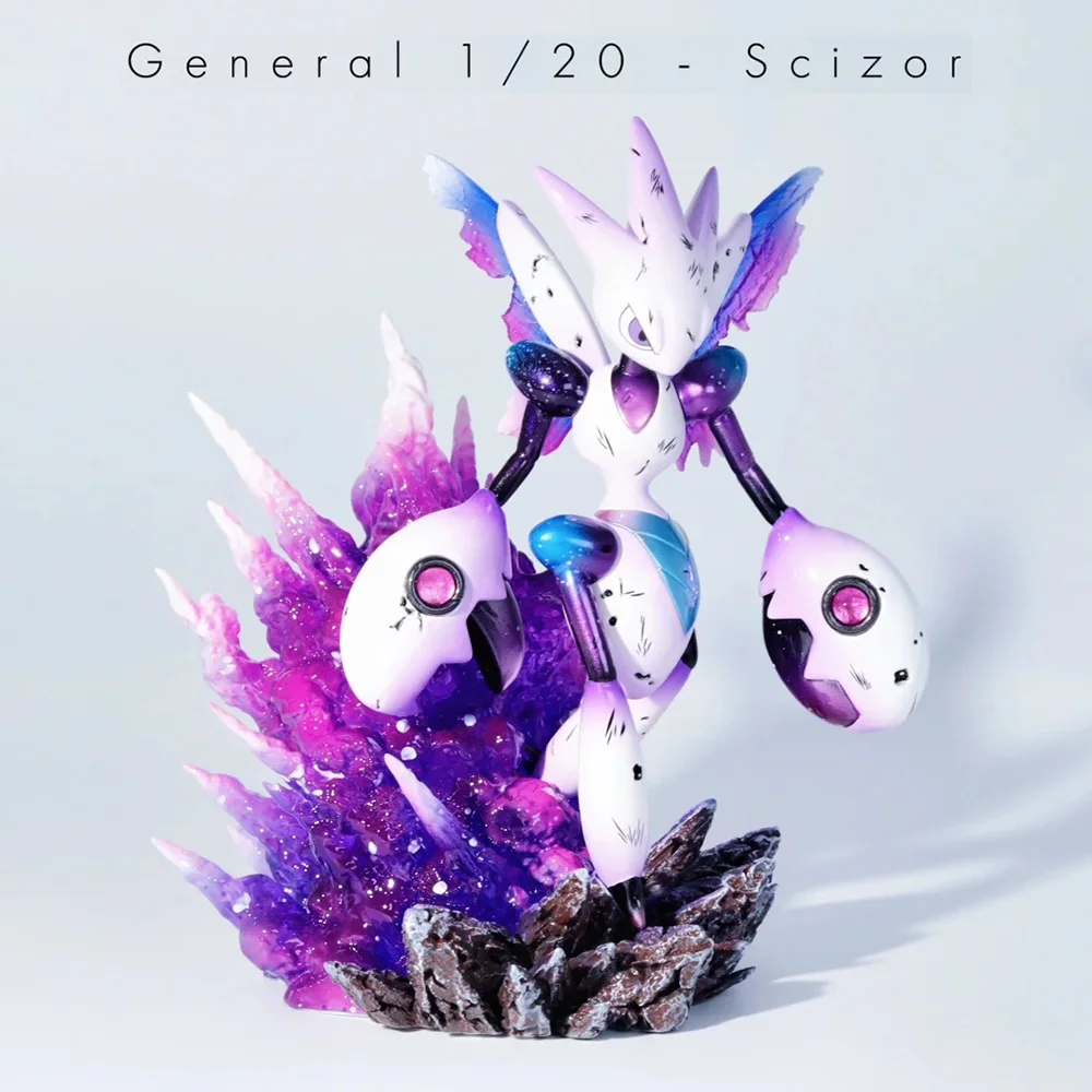 

Pokemon Anime Figures 212 Scizor Figure Figurine Collectible Model Toy 1/20 Scale Model Cartoon Desk Decor Pokemon Figure Gift