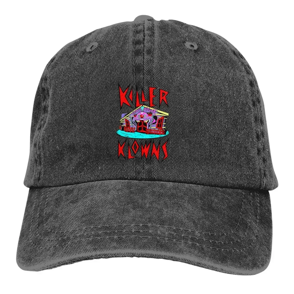 Crazy House Baseball Cap Men Hats Women Visor Protection Snapback Killer Klowns From Outer Space Film Caps