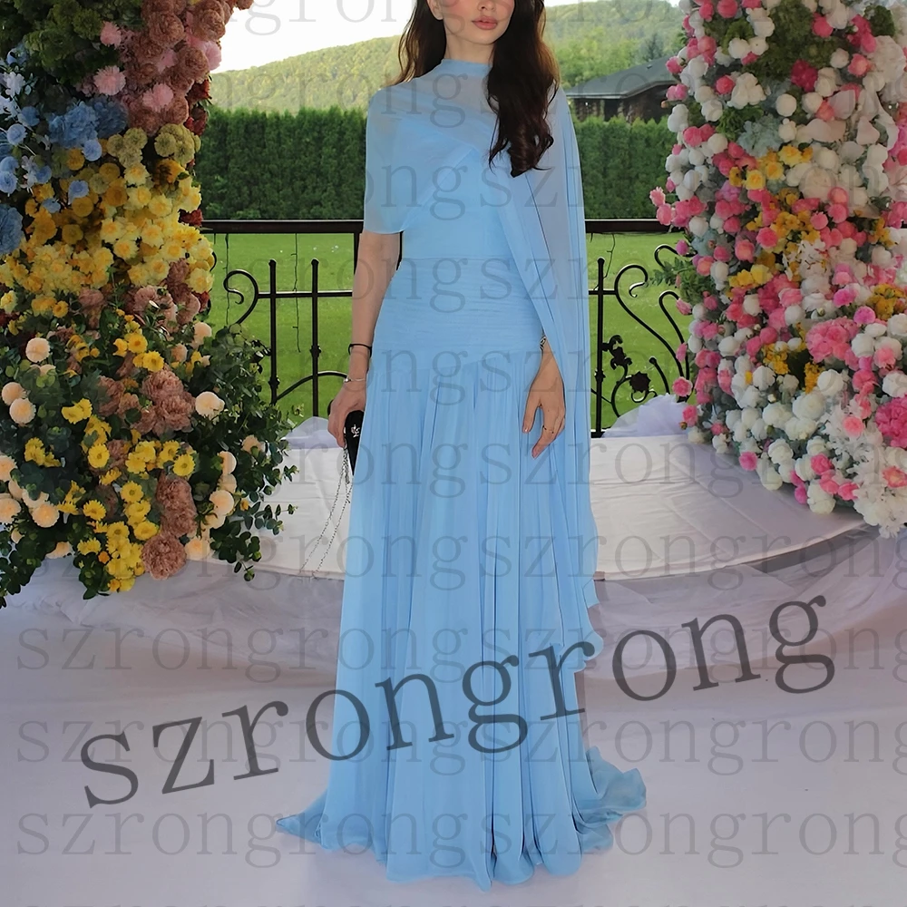 Customized Classic Jersey Pleated Formal Evening Bridal Dress Backless Sheath Sexy Floor Length Prom Party Dresse with Train