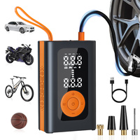 Multifunctional Mini Car Air Pump 4000 mAh Cordless Tire Inflator Portable Digital 150 psi Car Tire Electric Air Pump
