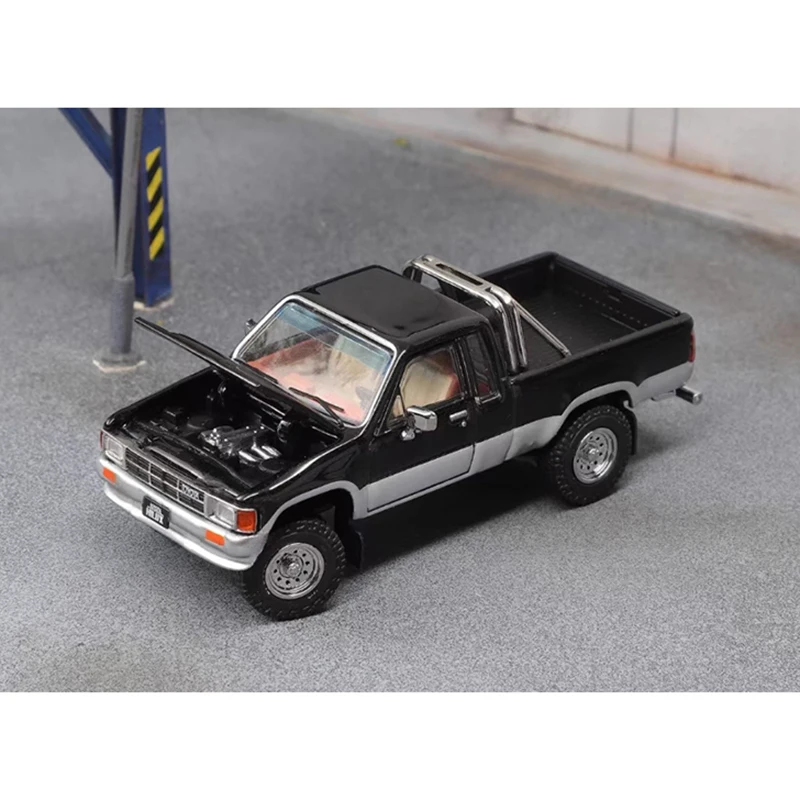 GCD Maßstab 1:64 1985 Hilux 4th (N50) SR5 Version Legierung Automodell Sammlung Display Ornament Spielzeug Geschenk