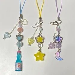 Star Love Bead Jewelry Cute Pendant Keychain Y2K Exquisite Handmade Fashion Jewelry Friendship Jewelry Unique Gift