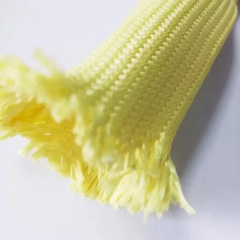 

Kevlar fire-resistant, flame-retardant, anti cutting, wear-resistant woven hollow webbing, aramid, high temperature resistant