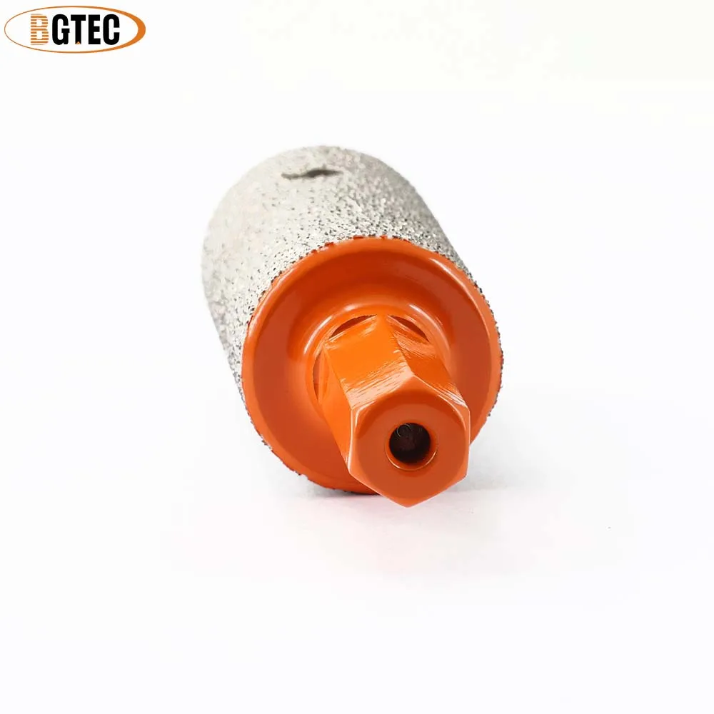 BGTEC Hex Shank Diamond Finger Bits 10/15/20/25mm Milling Crown Polishing Hole Saw Granite Ceramic Porcelain Hand Drill Tile