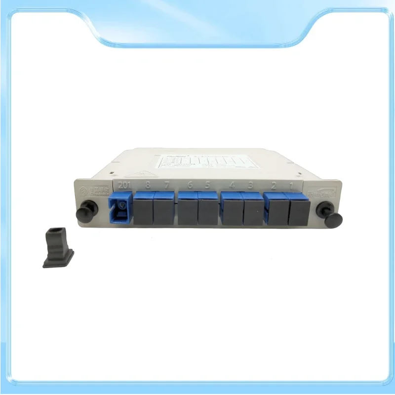 Imagem -02 - Box sc Upc 1x8 Cassette Splitter Caixa Ftth Planar Waveguide tipo Plc Splitter Box sc Upc Fibra Óptica Splitter Pcs