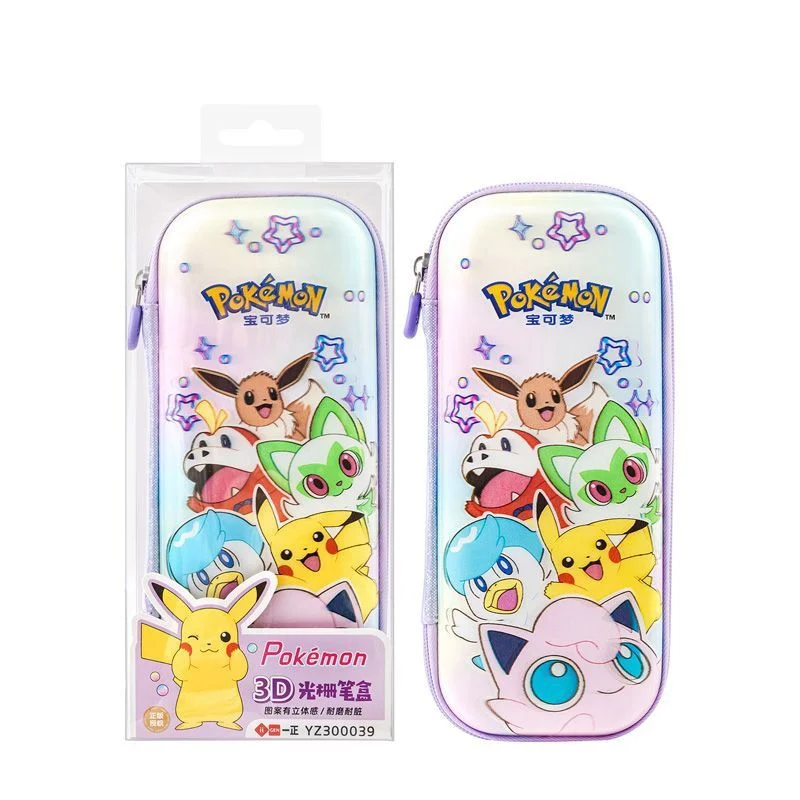 

2pcs/lot Creative Pokemon Pencil Case Kawaii Pencil Box Stationery Pen Bag Stationery School Supplies