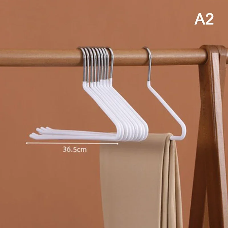 Metal Non-Slip Slacks Pant Hangers, Trouser Organizers Set, Clothes Storage, Home Storage Supplies