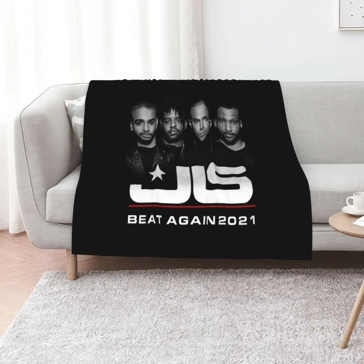 JLS BEAT AGAIN TOUR 2021 Throw Blanket All Season Lightweight Soft Blanket for Bed