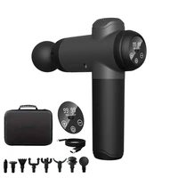 Pistola de masaje de 6/99 velocidades, pistola masajeadora de espalda para atletas, pistola de masaje muscular para el cuerpo con 4/8 cabezales de masaje