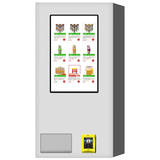 New arrivals Small coffee Food and beverages Vending machines with card readers