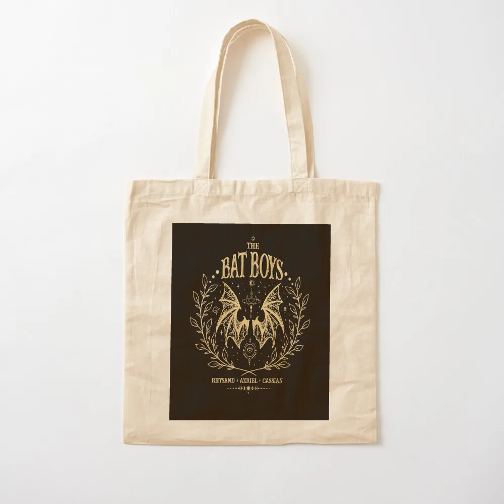 Golden The Bat Boys Rhysand Cassian Azriel Bookish Acotar Tote Bag Women bags Big bag women sac pour femme