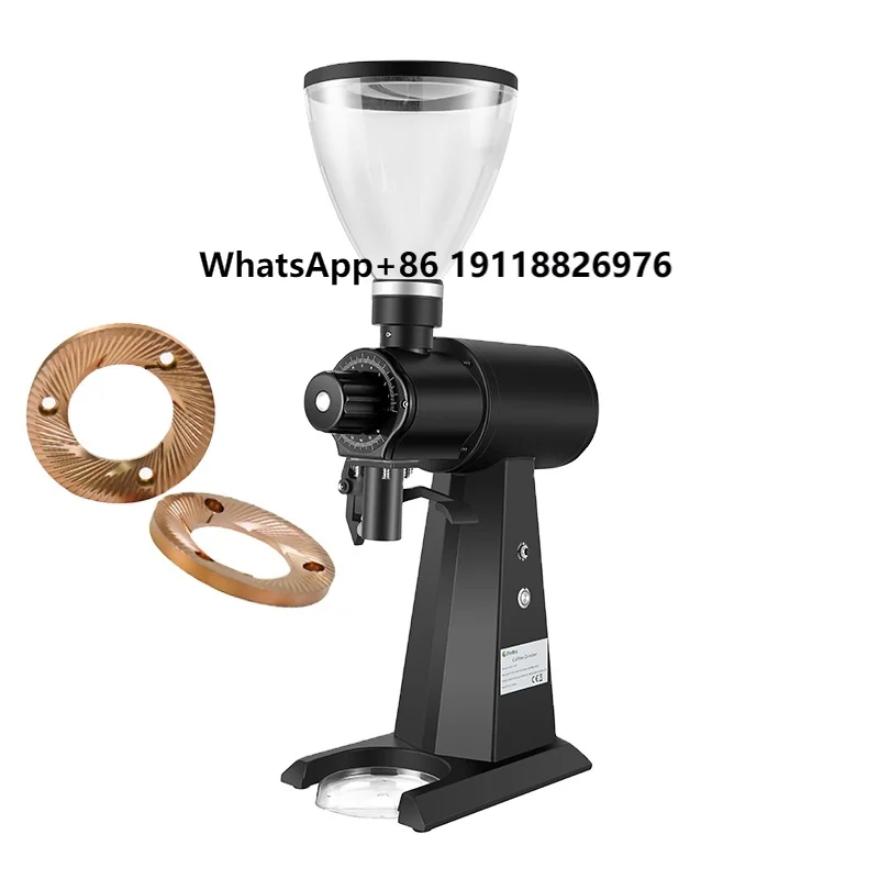 

98mm Titanium Burr Coffee Grinder Industrial Commercial Espresso Cafe Machine Electric Turkish Coffee Bean Grinder Fix for EK