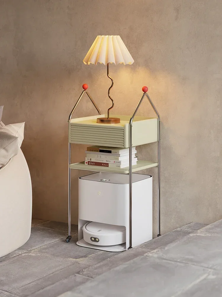 

Sweeping robot storage rack, living room movable sofa, cloud whale stone, Kovos storage rack