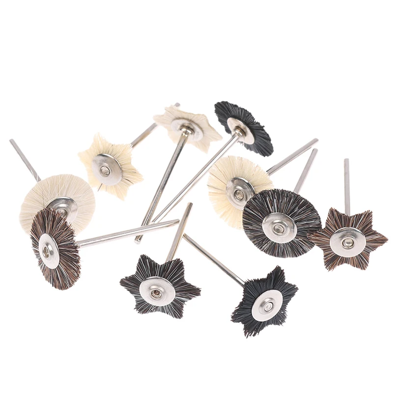 

10pcs Dental High Quality Polishing Hairbrush Wheel Polishing Brushes Dental Laboratory Equipment Materials Supplies