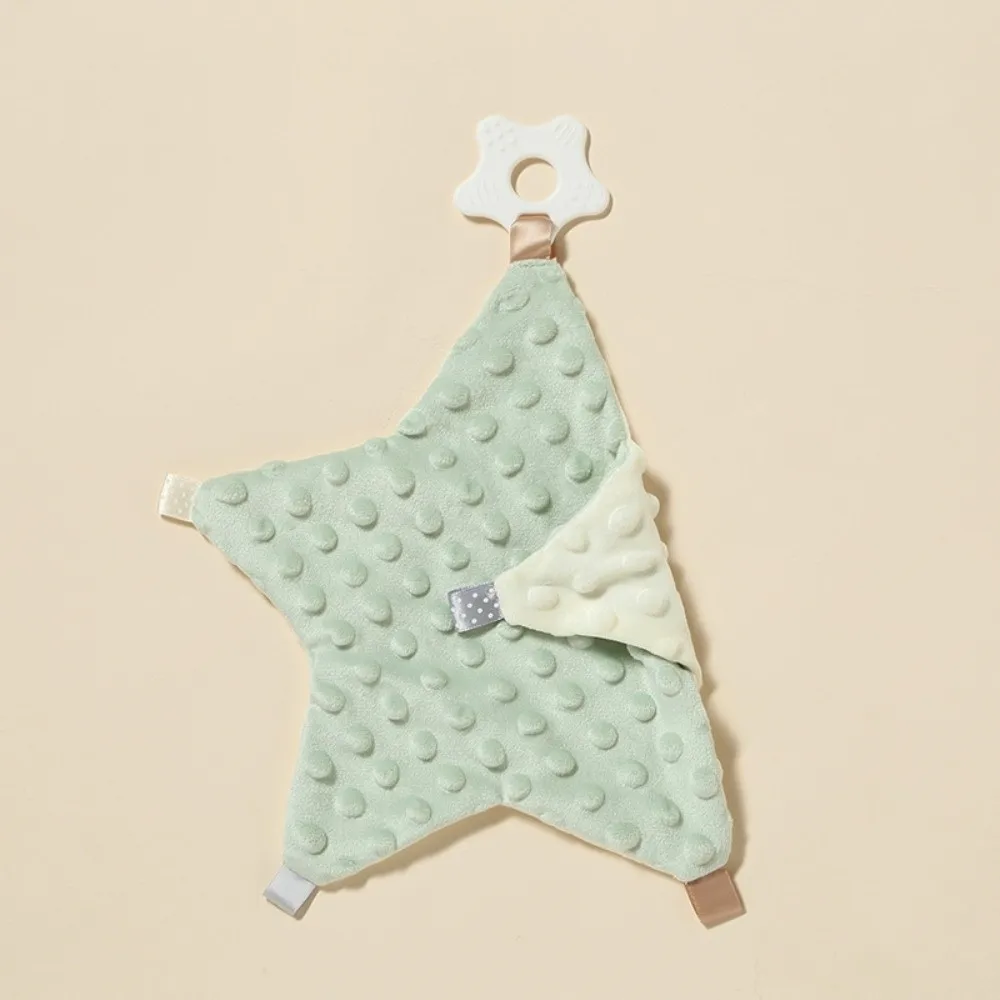 

Lovely Soft Baby Appease Towel Star Shape Sleeping Nursing Teether Toy Sleeping Nursing Blanket Baby