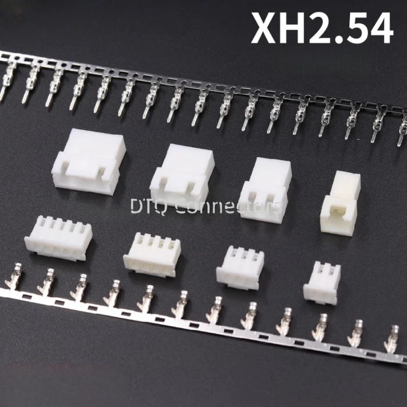 10sets XH2.54 2.54mm Wire Cable Connector XH Plug Male & Female JST Aerial Docking for Battery Charging Cable DIY