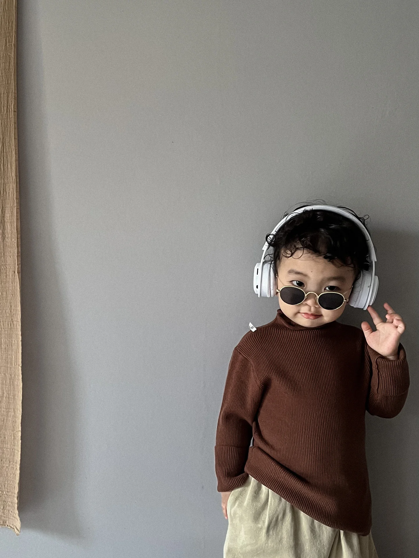 

Детская теплая водолазка из модала, на возраст 1-8 лет