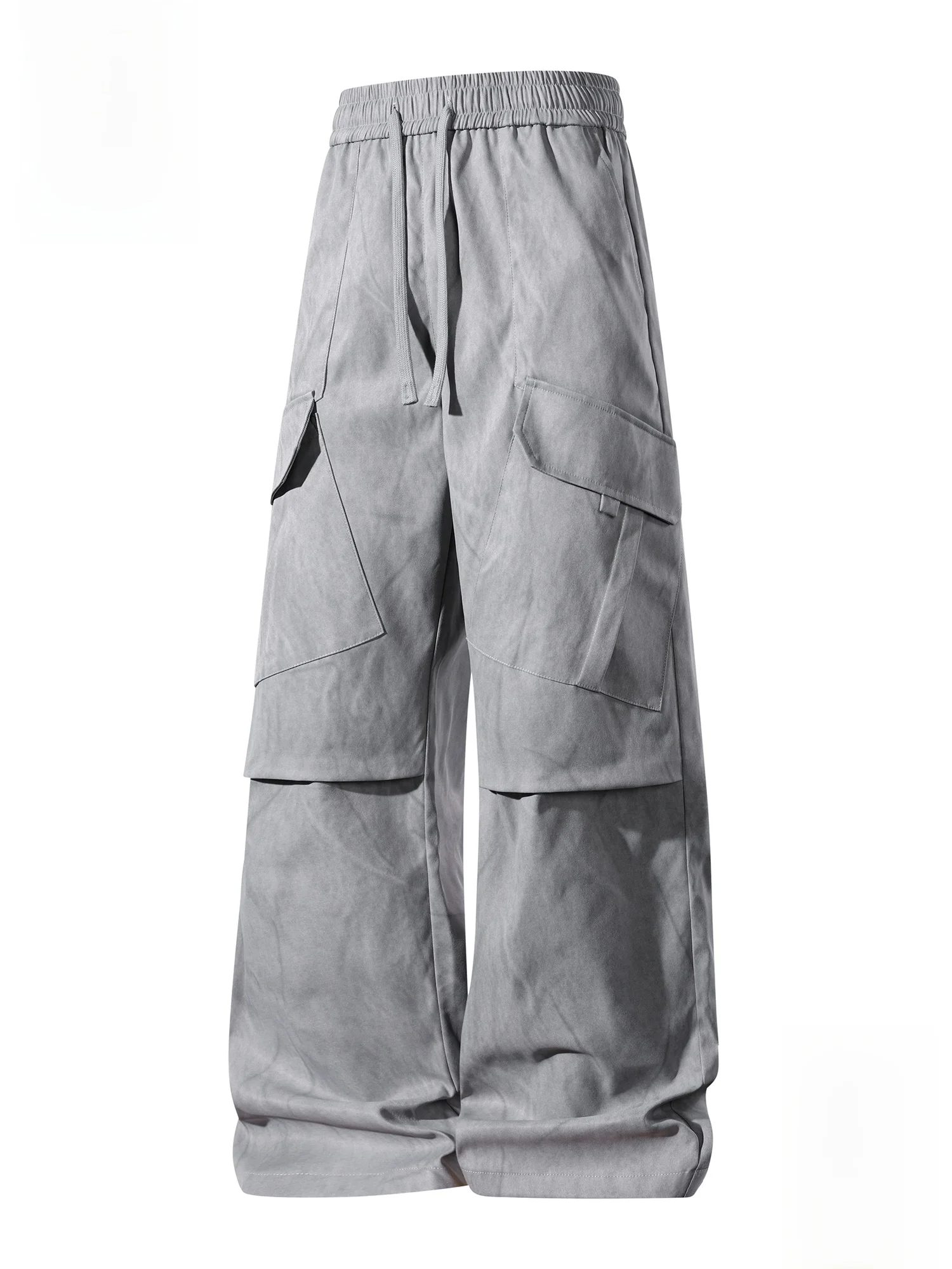 

PaulFrank Loose Straight Leg Casual Pants Men's Spring American Workwear Big ket Wide Leg Pants Youthful Vitali ey