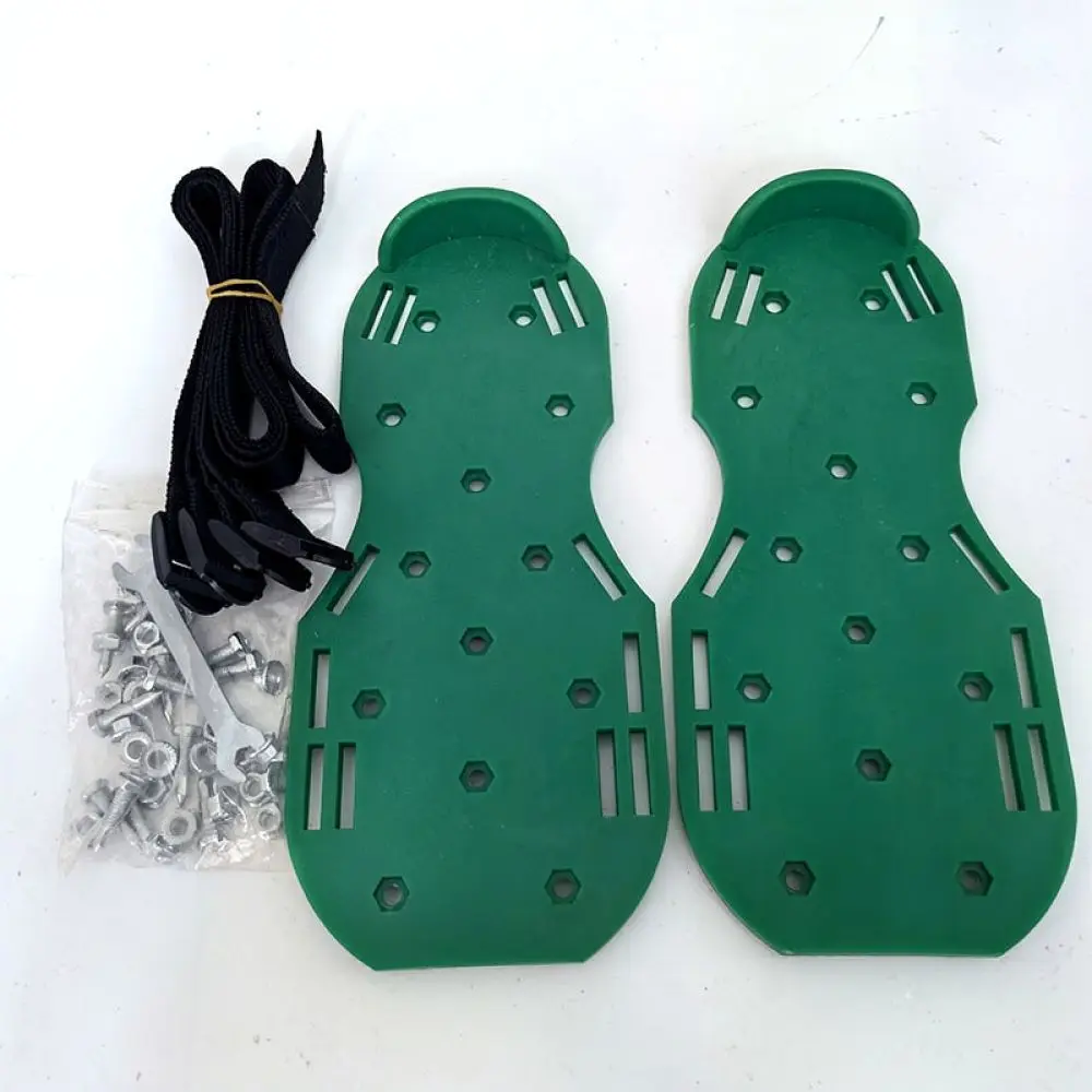 Durable Garden Spiked Shoes For Grass Aeration Turf Care Tool Epoxy Flooring Self Leveling Paint Protection Sandals