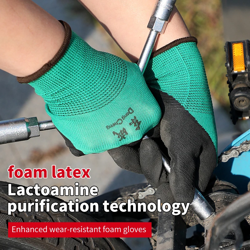 

2/3/4/5 пар перчаток для защиты труда, устойчивые к порезам вязаные манжеты на запястьях с полиуретановым покрытием, нескользящие, износостойкие, дышащие защитные перчатки