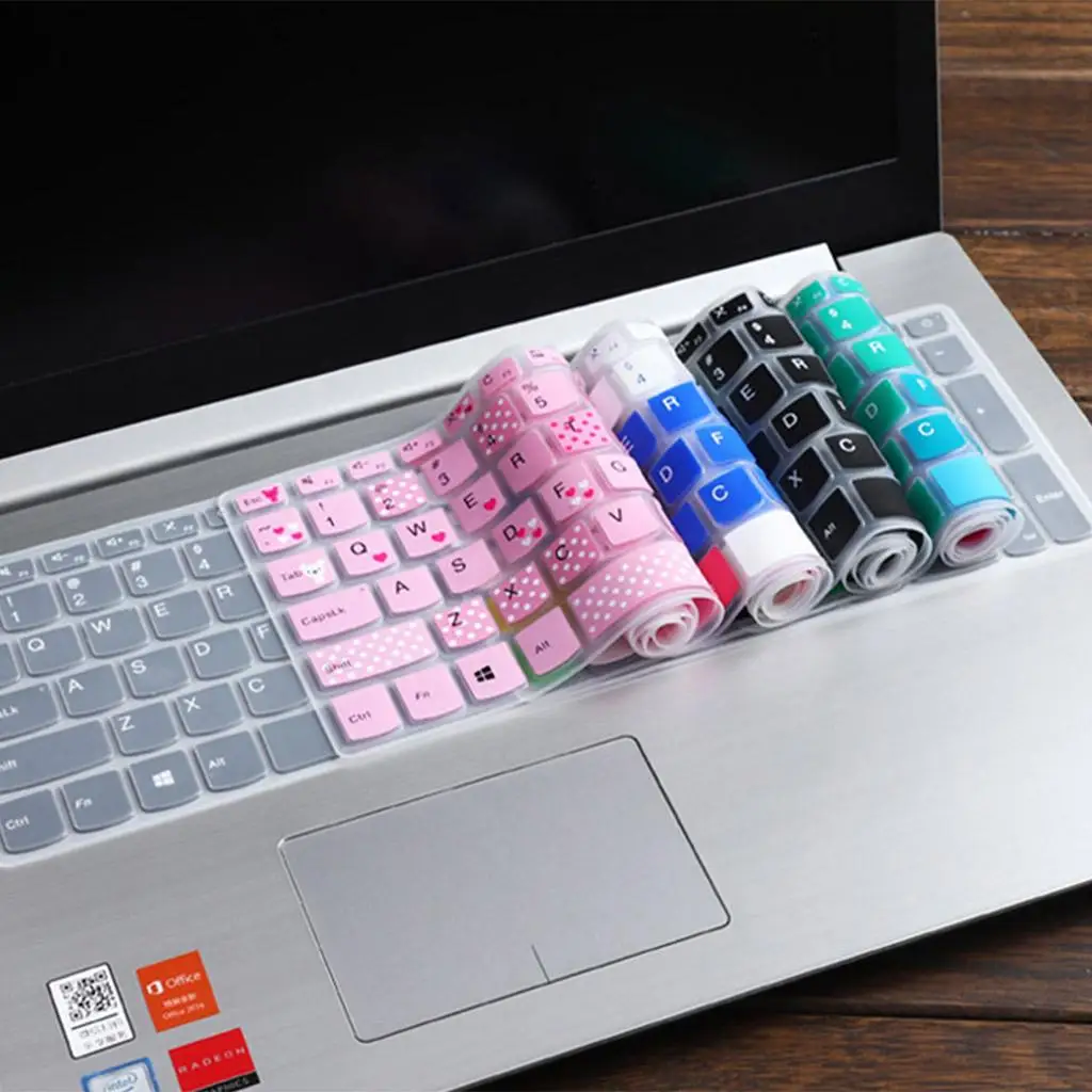 Keyboard Dust Cover Soft Silicone Protector Skin Waterproof Case for HP 15.6 Inch Typing Protection