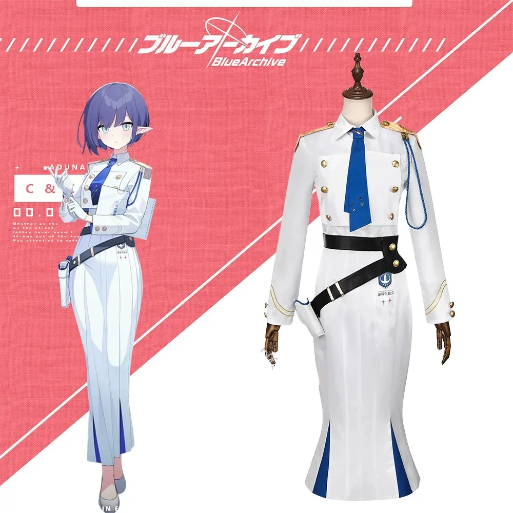 

COSMART Blue Archive Oki Aoi Cosplay Costume Cos Game Anime Party Uniform Hallowen Play Role Clothes Clothing