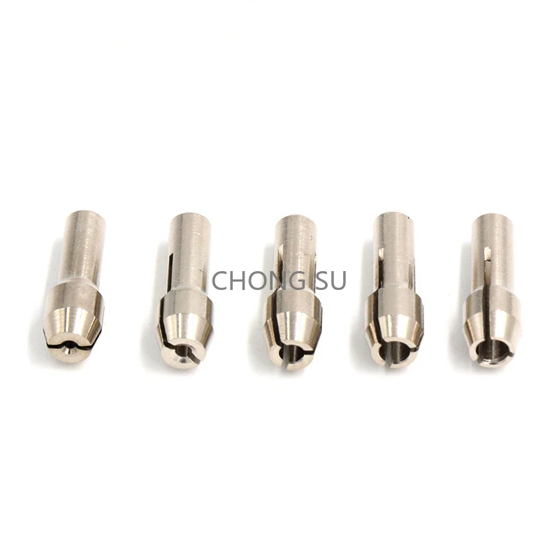1-10pcs 1.0-3.2mm Mini Drill Chuck Quick M7/M8*0.75mm Nut Change Keyless Drill Bit Chuck Adapter Holder Clamp Fixing Device Tool