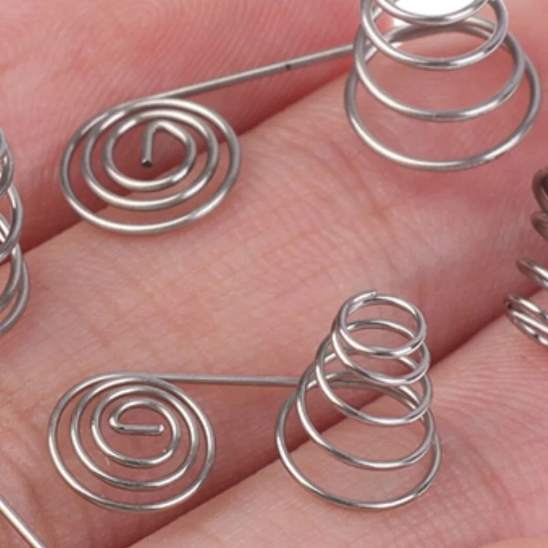 5PCS AAA Battery NIckel Wire Spring AA Battery Negative And Positive Coils Spring Contact Plate DIY Accessories