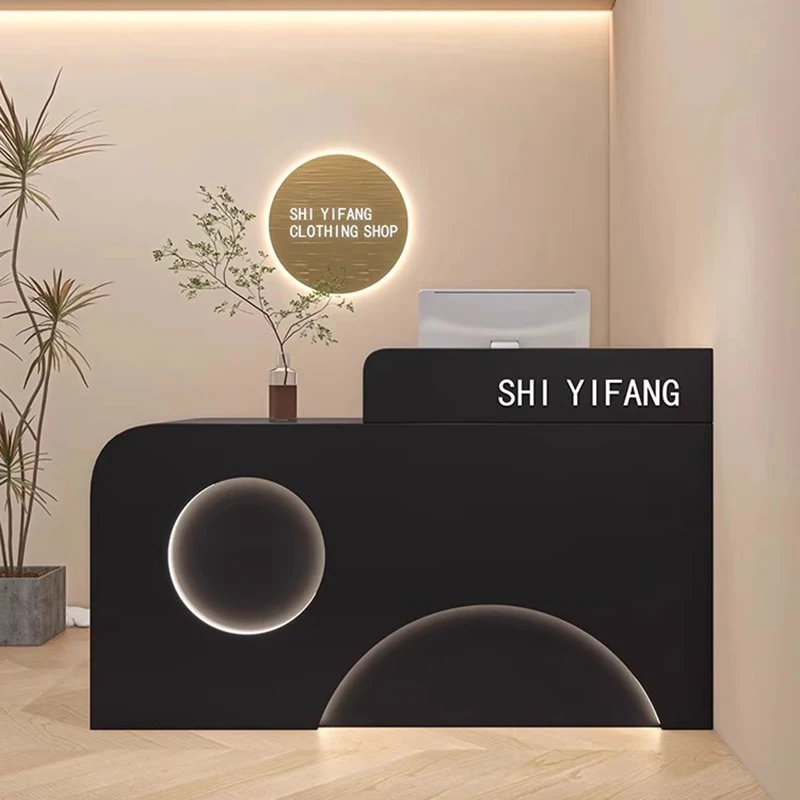 مكاتب استقبال شركة Design Company، متجر تجميل حديث، مكاتب استقبال فاخرة للمطاعم، أثاث تجاري Mostrador