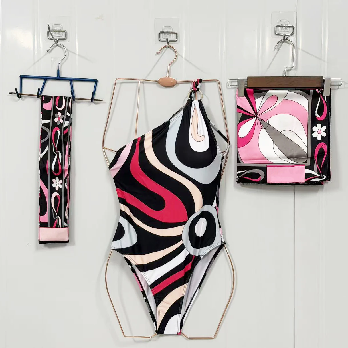ribbon scarf swimsui