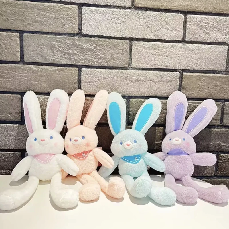 

Новая плюшевая игрушка-кролик с выдвижными ушками — это мягкая и пушистая кукла-кролик, идеальный подарок на день рождения для друзей.