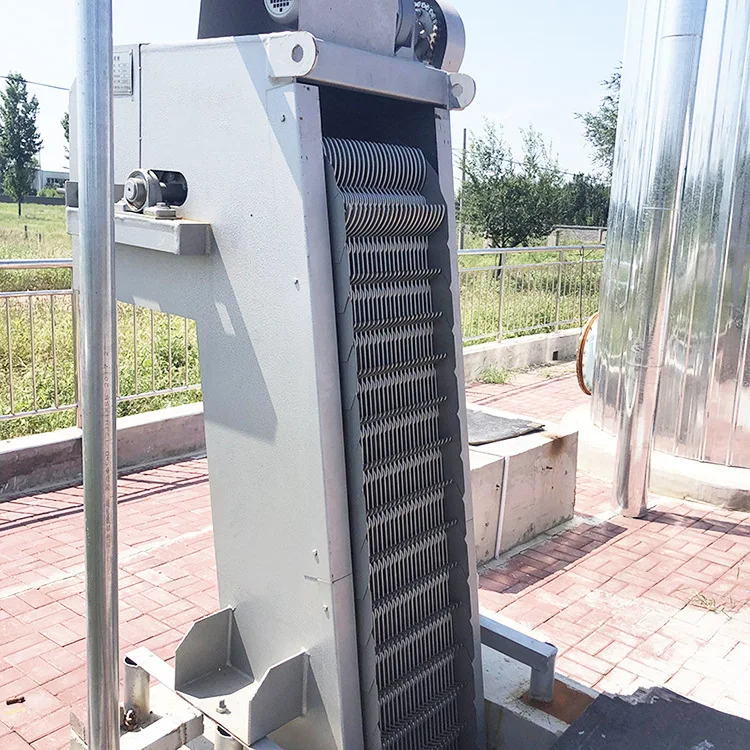 Stainless steel tooth rake grille decontamination machine, mechanical grille sewage treatment equipment