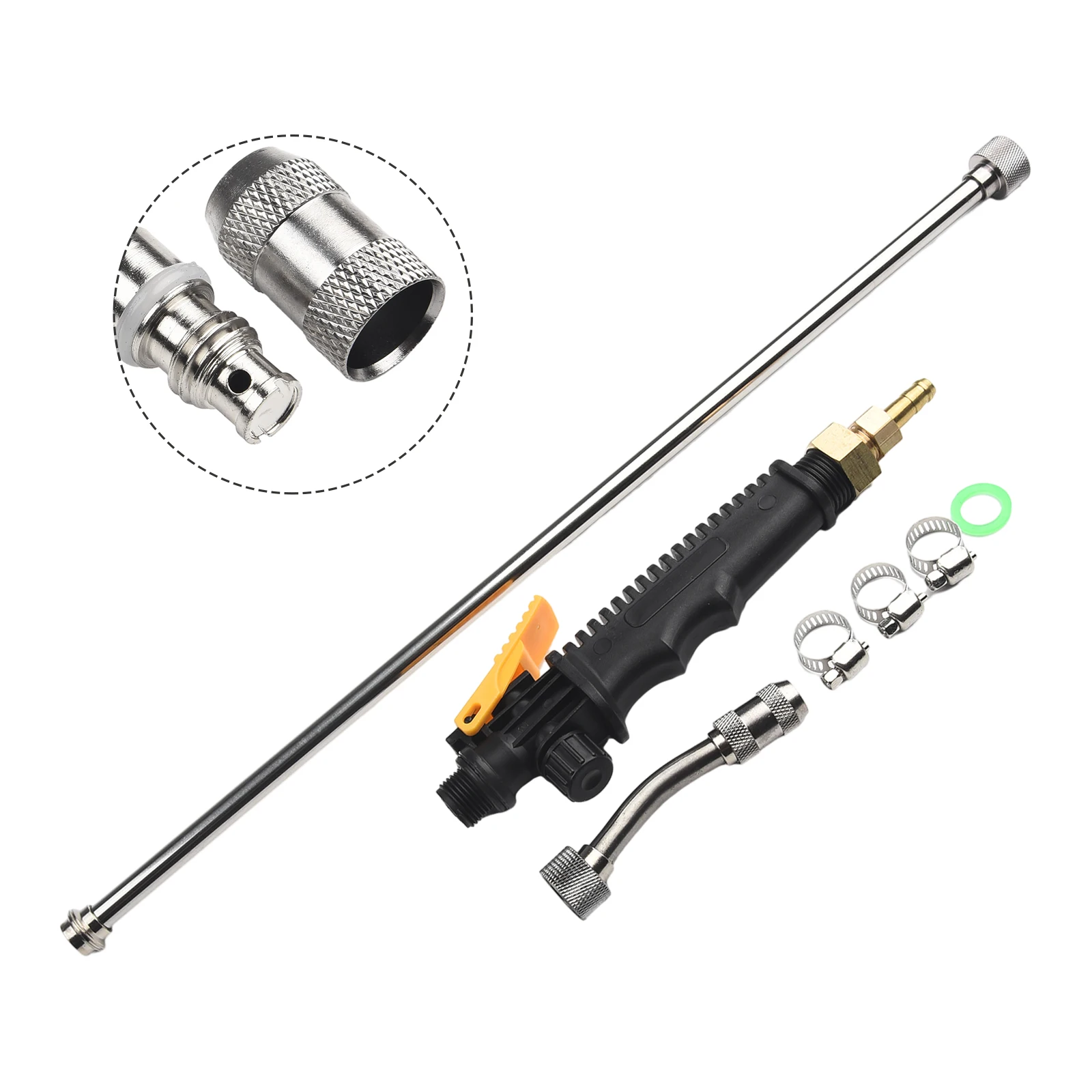 Water Sprayer Water Lances Sprayer Sprayer Wand 29 Inch 72cm High Quality Rubber Handle Stainless Steel Tube Water