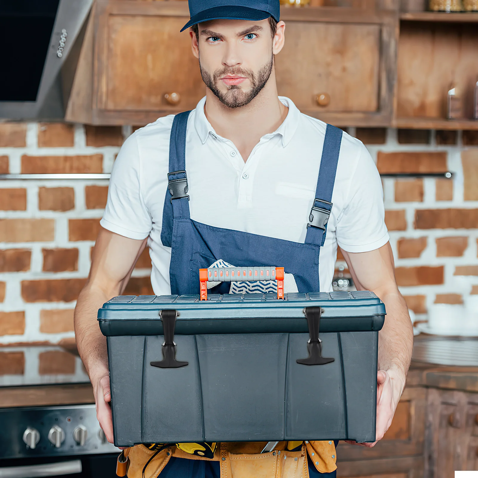 2 قطعة المزالج المرنة المطاط الفولاذ المقاوم للصدأ امتصاص الصدمات T-مقبض غلق بمشبك لصندوق الأدوات سيارة هود شاحنة المطاط مزلاج #3