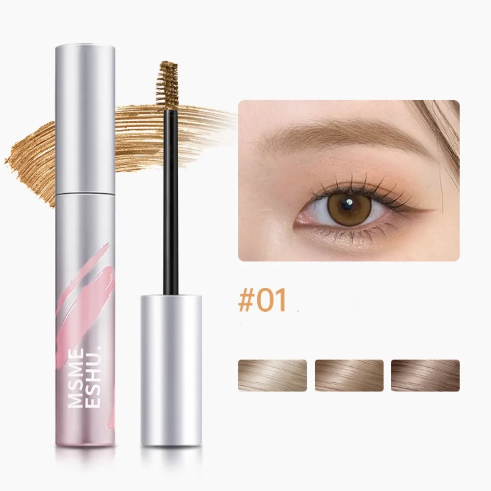 Natural Eyebrow Dye Cream Long-lasting with Folding Brush Brow Dye Pencil Brown/Coffee Sweat-proof Eyebrow Mascara Makeup