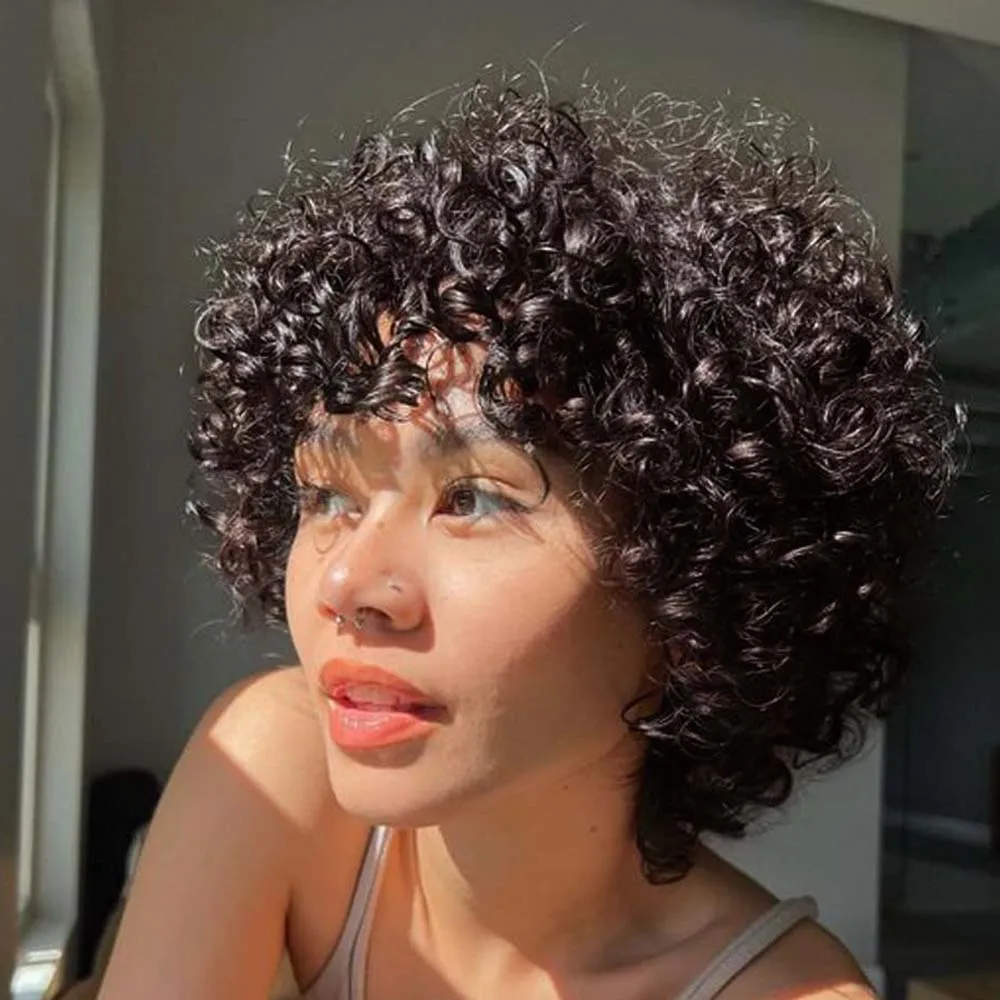 Short Pixie Afro Ki… - image