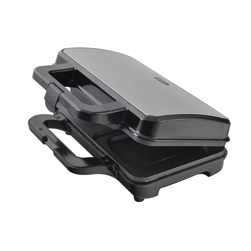 Houselin Steel Nonstick Press Sandwich Maker,2in1 Sandwich Maker,Grilled Cheese Maker Makes 2 Sandwiches with Easy Cut Edges