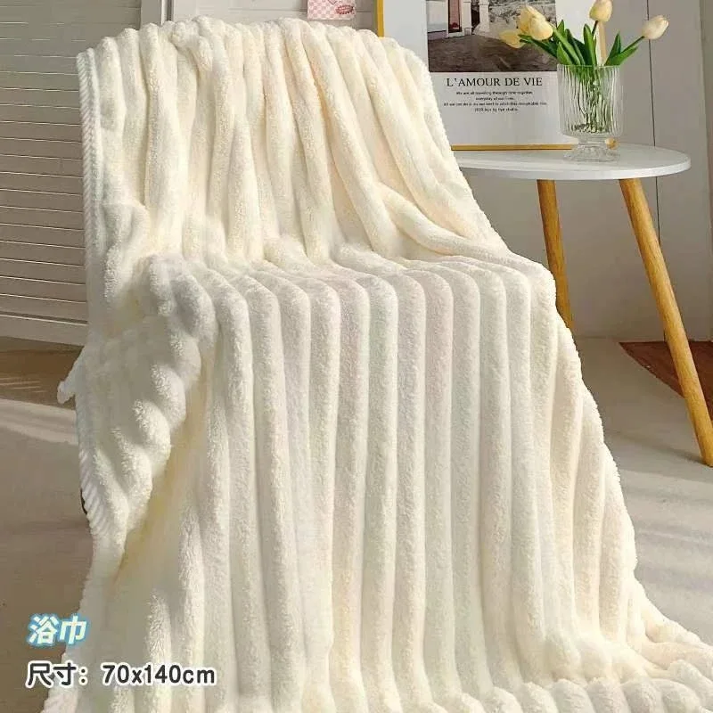 Bath towel, shower towel, extra large, extra thick, soft, skin-friendly, absorbent, quick-drying, suitable for couples and home