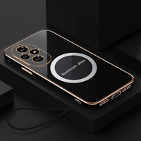 For Honor 200 Pro Case Honor 200 lite Phone Case Honor 200 Cover smart Luxury Square Plating Phone Case Shockproof Back Cover