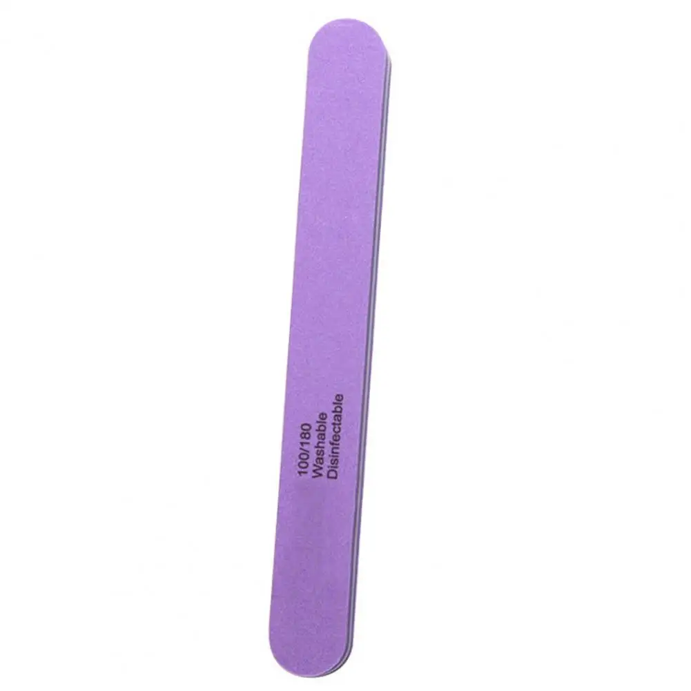 Manicure File Portable Smooth Finish Double Sided Nail File Tool Wear Resistant Practical Nail Art File Manicure Tool