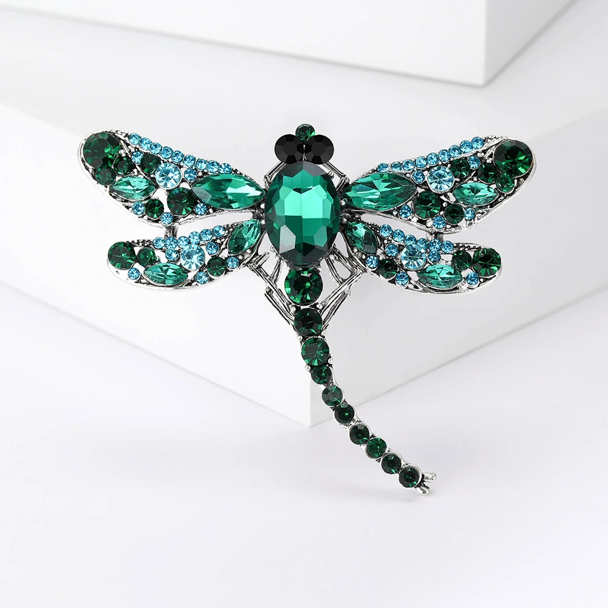 Beautiful Crystal Dragonfly Brooches for Women Unisex Insect Pins Multi-color Available Fashion Jewellery Accessories Gifts