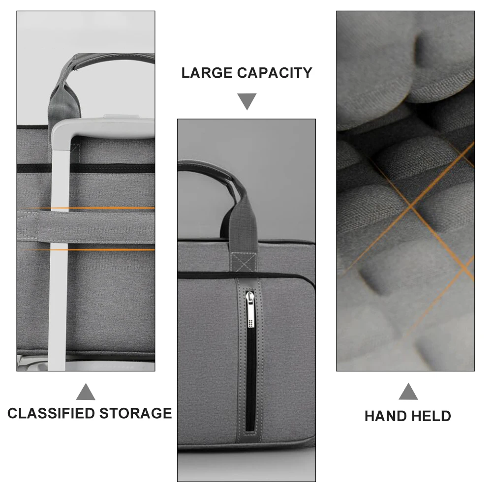 

Handbag Laptop for Business Men Computer College Purse Nylon Unisex Casual Crossbody Teacher Case with Shoulder Strap School