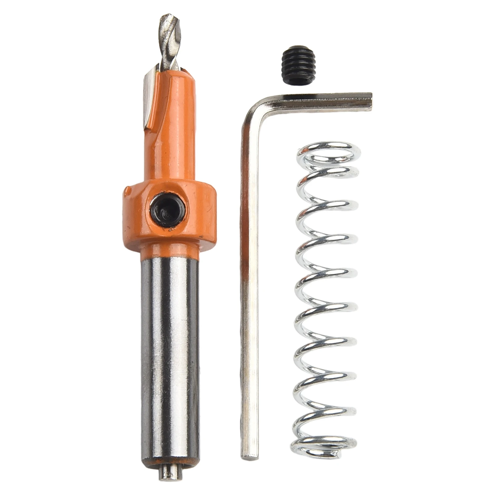 

For PVC Sealing Strip For Edgebanding Cardboard Plastic Sealing Hole Punch Countersink Drill Hole Punch Set Brand New