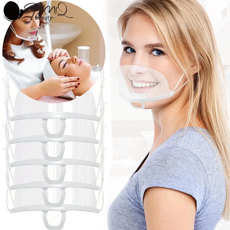 

10/20pcs Transparent Protective Mask Grafting Eyelashes Manicure Anti Fog Shield Mouth Cover Dust-proof Beauty Salon Supplies