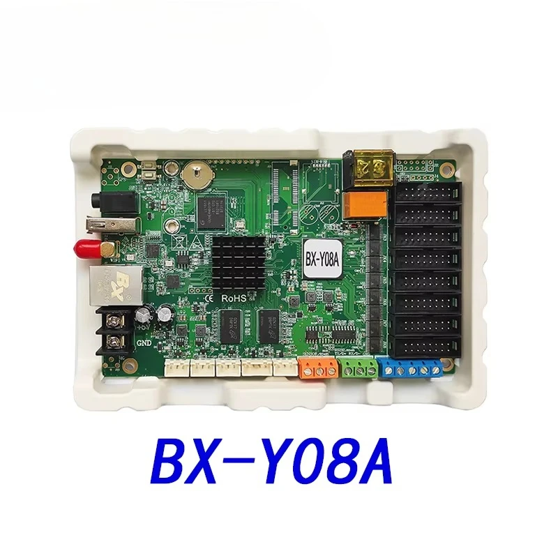 BX-Y08A Full Color Wireless Wifi Network Port LED Display Control Card Asynchronous Player with USB Flash