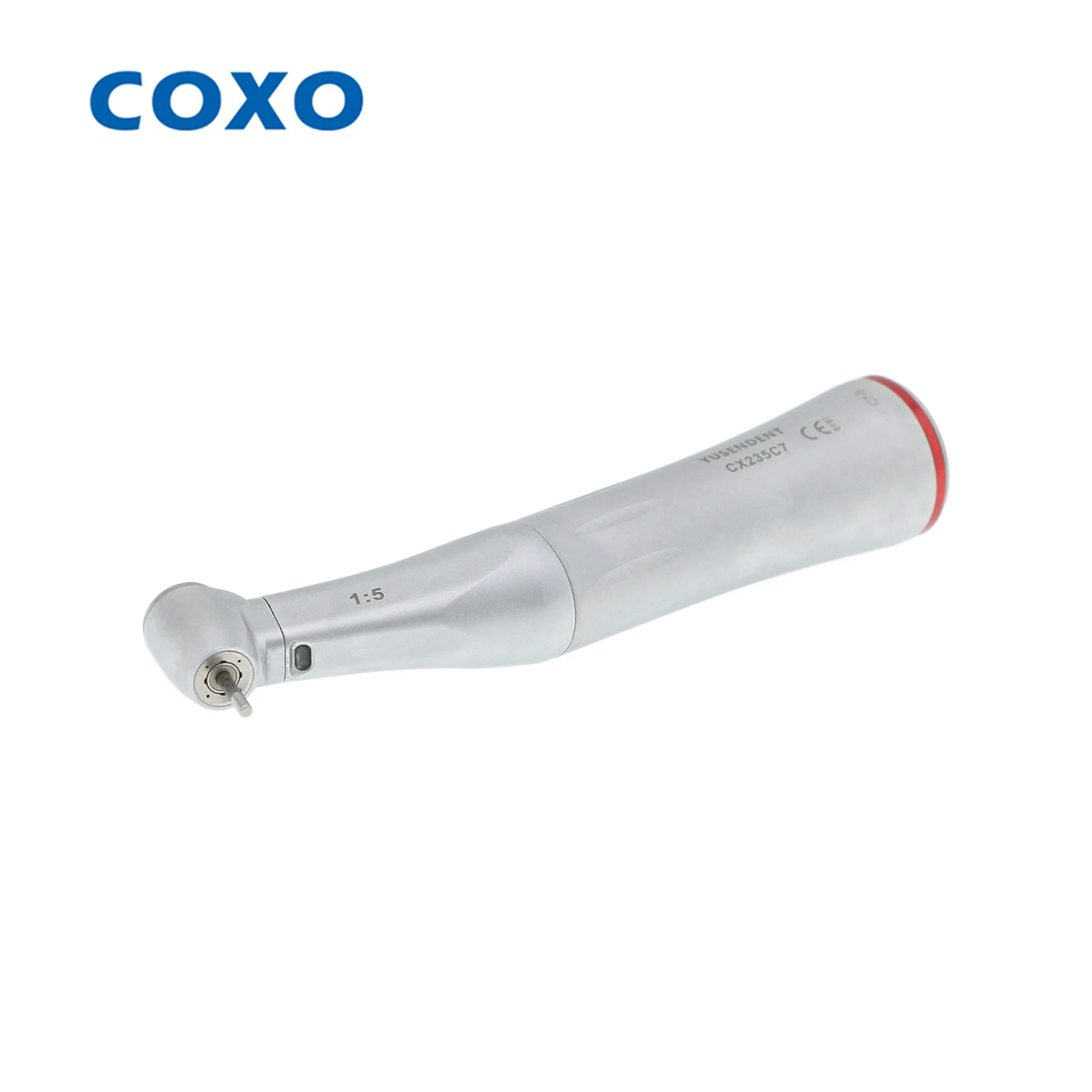 Dental Contra Angle 1:5 Increasing Optical Fiber Spray Inner Water COXO CX235 C7-5 Eletric Motor Drill Dental Tool