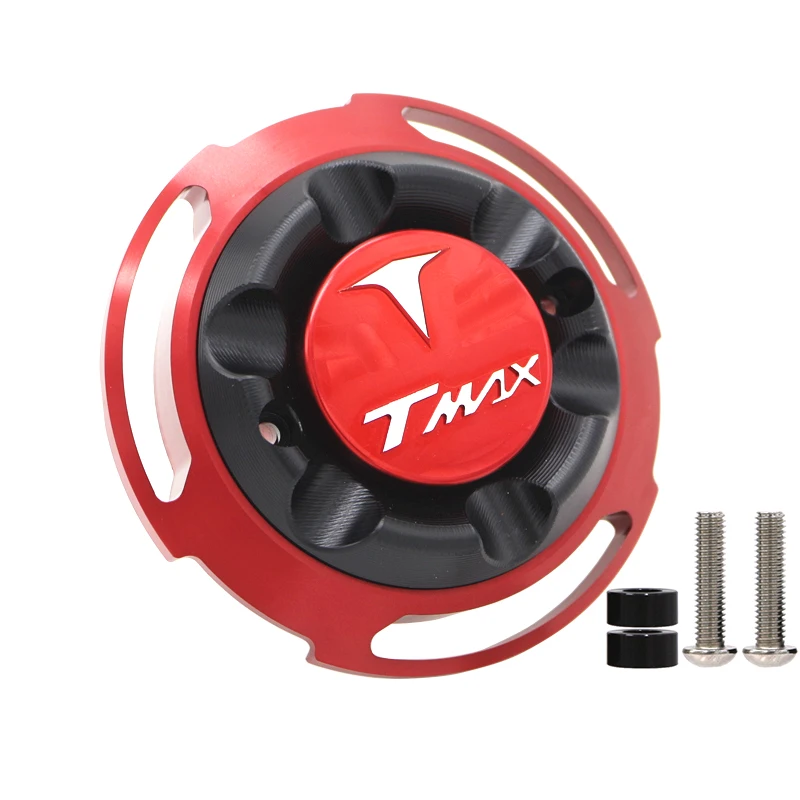 Capuchon Protection Moteur TMAX 560 Dioche Couvercle De Collision De Stator De Moteur Moto Pignon Chaîne Décoration Moteur Couleur Noir Bleu Rouge